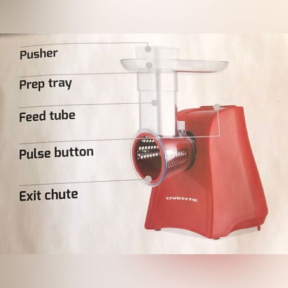 COPY 12- Ovente Professional Multi-Function Salad Maker Electric Slicer/Shredder - Picture 5 of 10